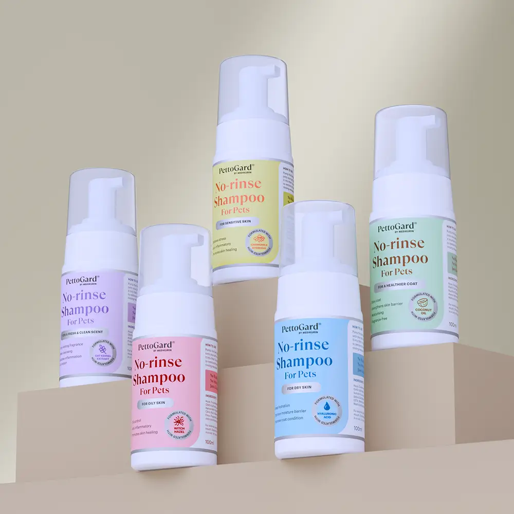 pettogard-2025-no-rinse-foam-shampoo-100ml-for-dogs-&-cats