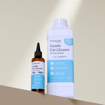PettoGard Gentle Ear Cleaner for Cats & Dogs