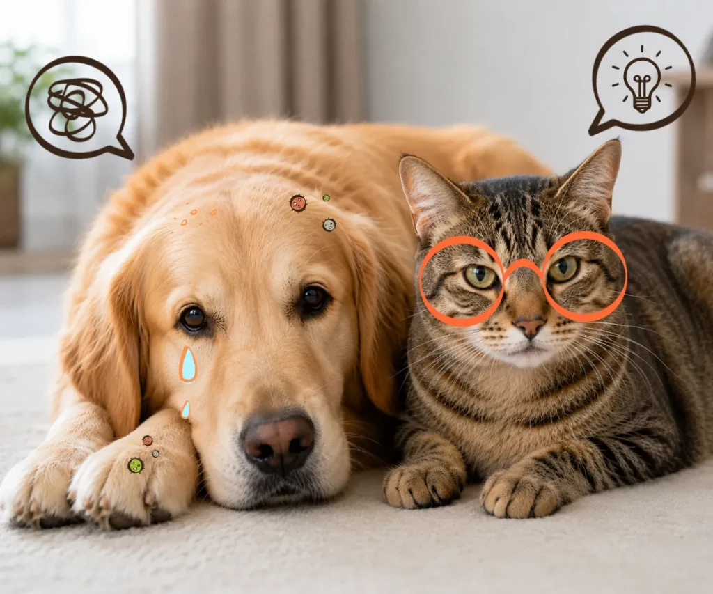 Best Solutions for Common Skin Problems in Dogs and Cats  